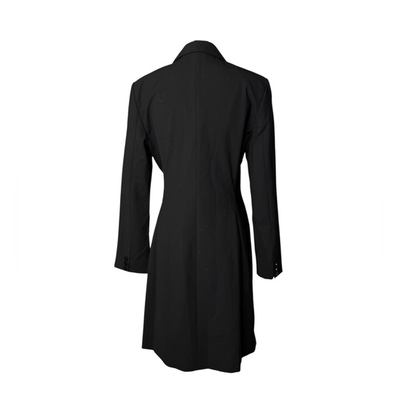 THEORY | Wool Blend Blazer Black Dress Size 00 - Picture 4 of 11